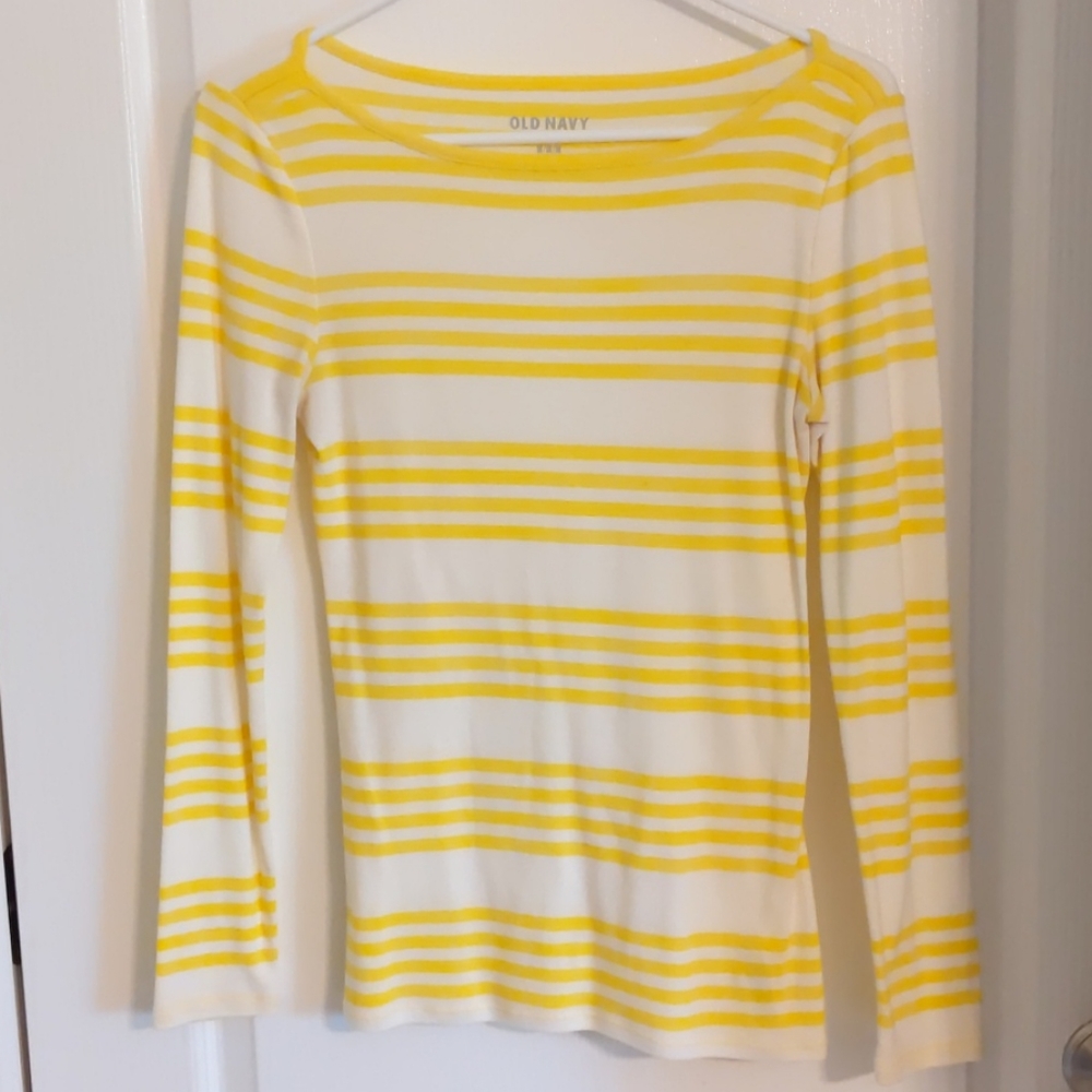 Old Navy Boat Neck Long Sleeve Tee
